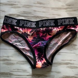 PINK Sunset Palm Panties